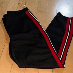 Mistress Rocks Black Pants with Red Accents